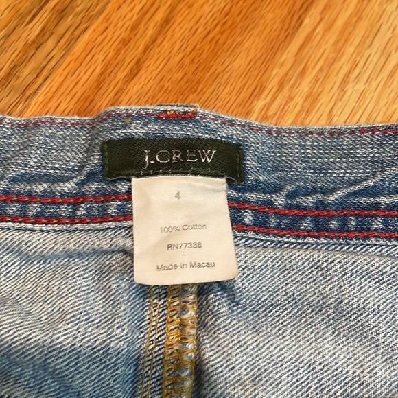 J. Crew jean skirt size 4 - Picture 3 of 3